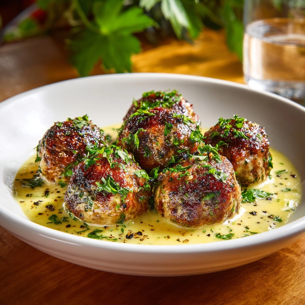 Chicken and Ricotta Meatballs Recipe - Recipe Image
