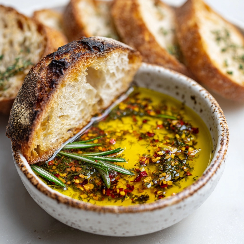 Delicious Bread Dipping Oil Recipe - Recipe Image