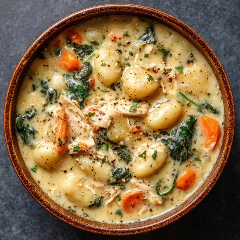 Creamy Chicken Gnocchi Soup Recipe