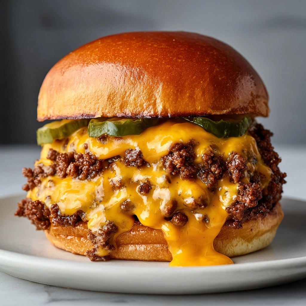 Crockpot Cheeseburgers Recipe - Recipe Image