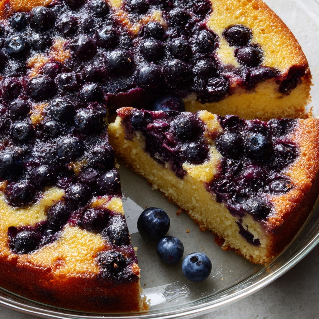 Crustless Blueberry Pie Recipe - Recipe Image