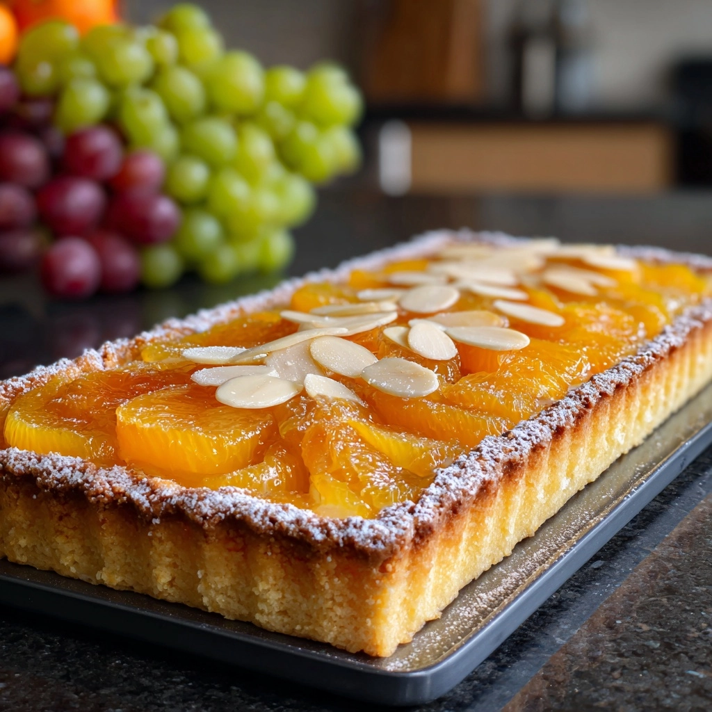 Apricot Almond Tart Recipe - Recipe Image