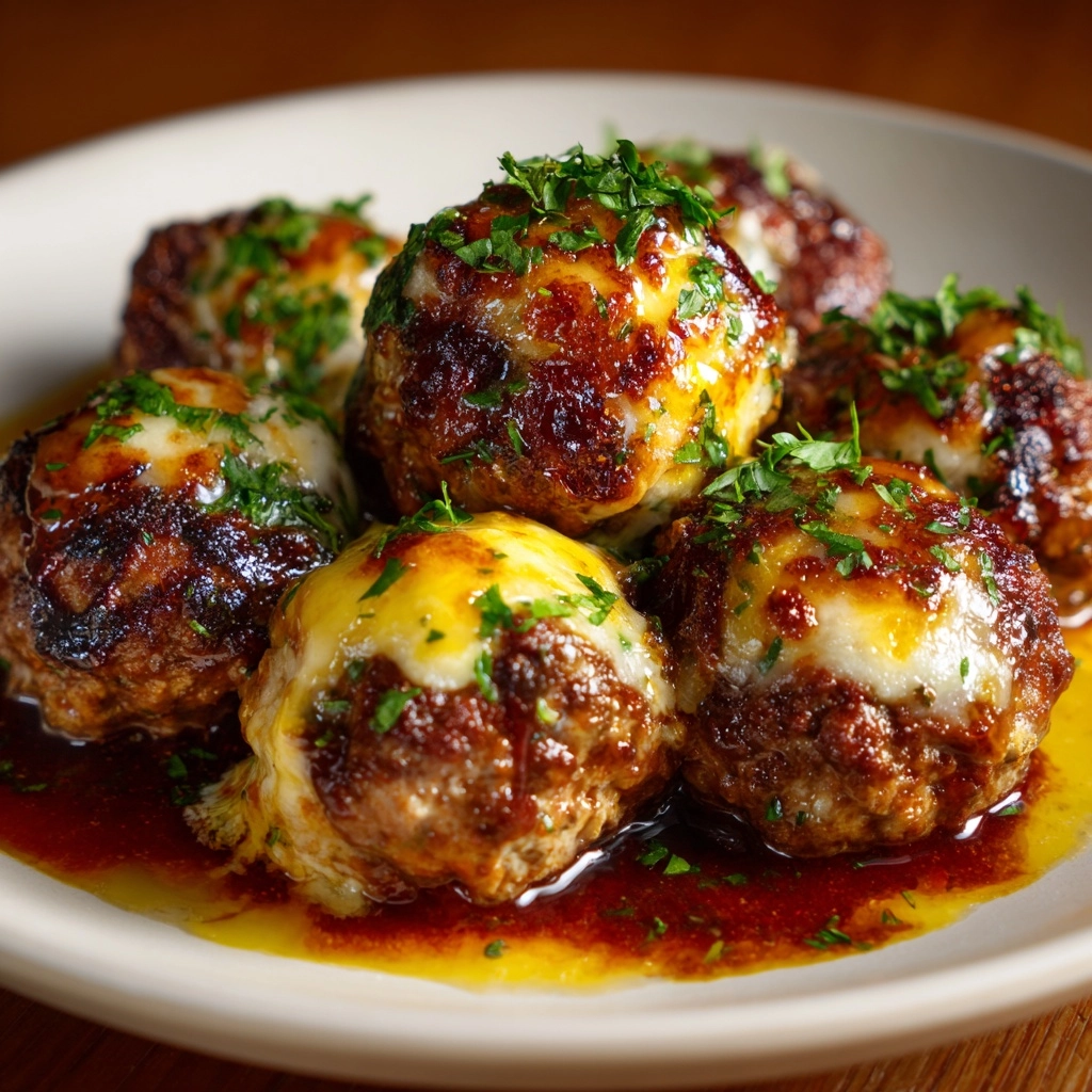 Cheesy Stuffed Meatloaf Bites Recipe - Recipe Image