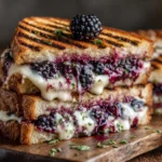 Blackberry Balsamic and Brie Grilled Cheese Recipe