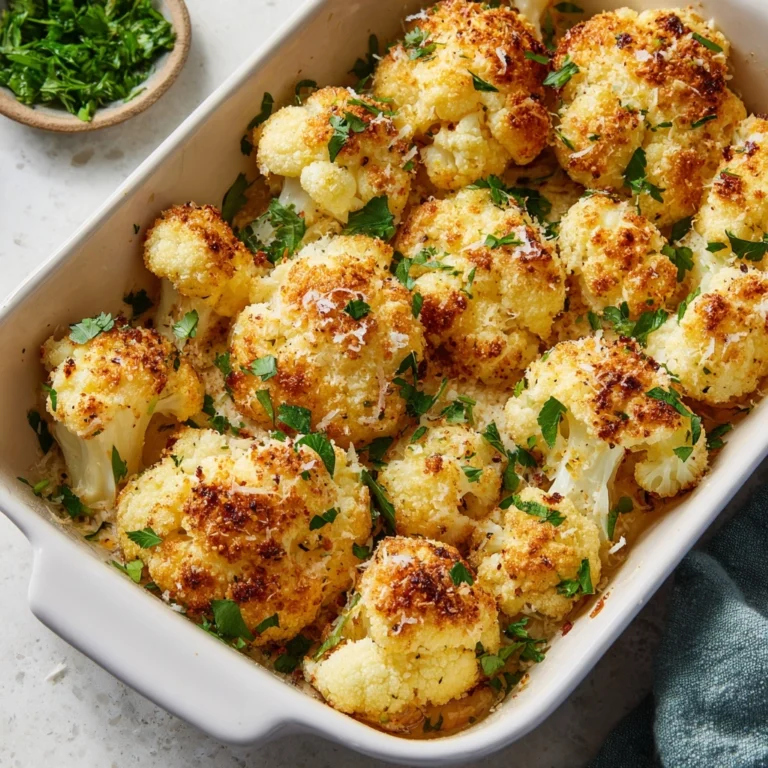 Baked Cauliflower Recipe