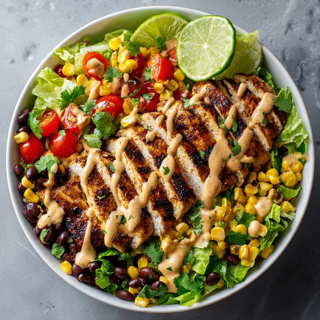 Tex-Mex Chopped Chicken Salad Recipe - Recipe Image