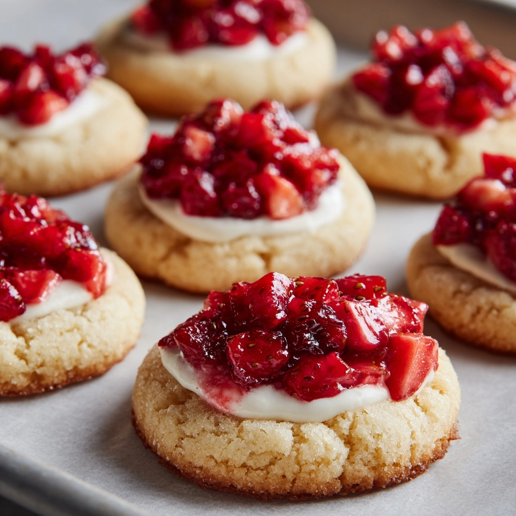 Strawberry Cheesecake Cookies Recipe - Recipe Image