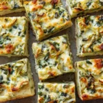 Spinach & Artichoke Dip Party Squares Recipe