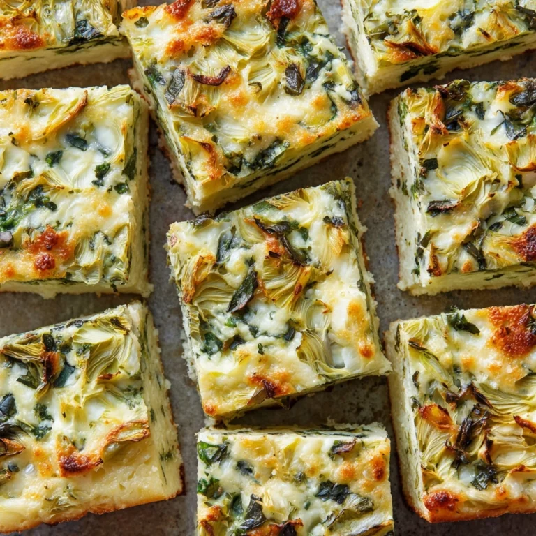 Spinach & Artichoke Dip Party Squares Recipe