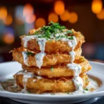 Crispy Onion Rings Drizzled Recipe
