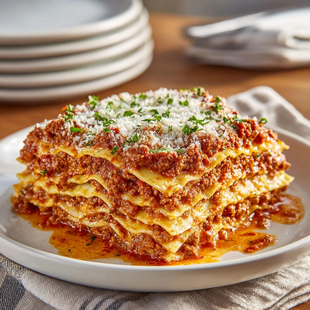 Easy Crockpot Ravioli Lasagna Recipe - Recipe Image