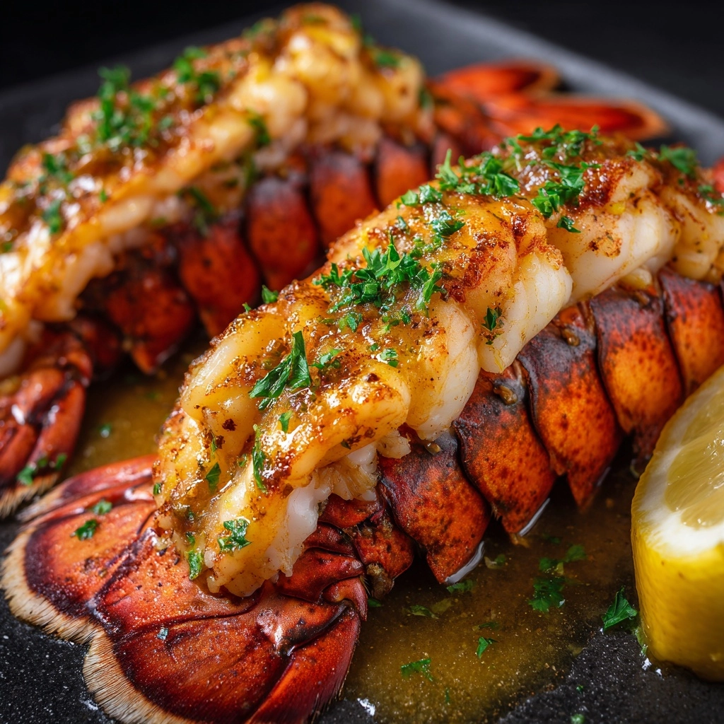 Butter Poached Lobster Tails Recipe - Recipe Image
