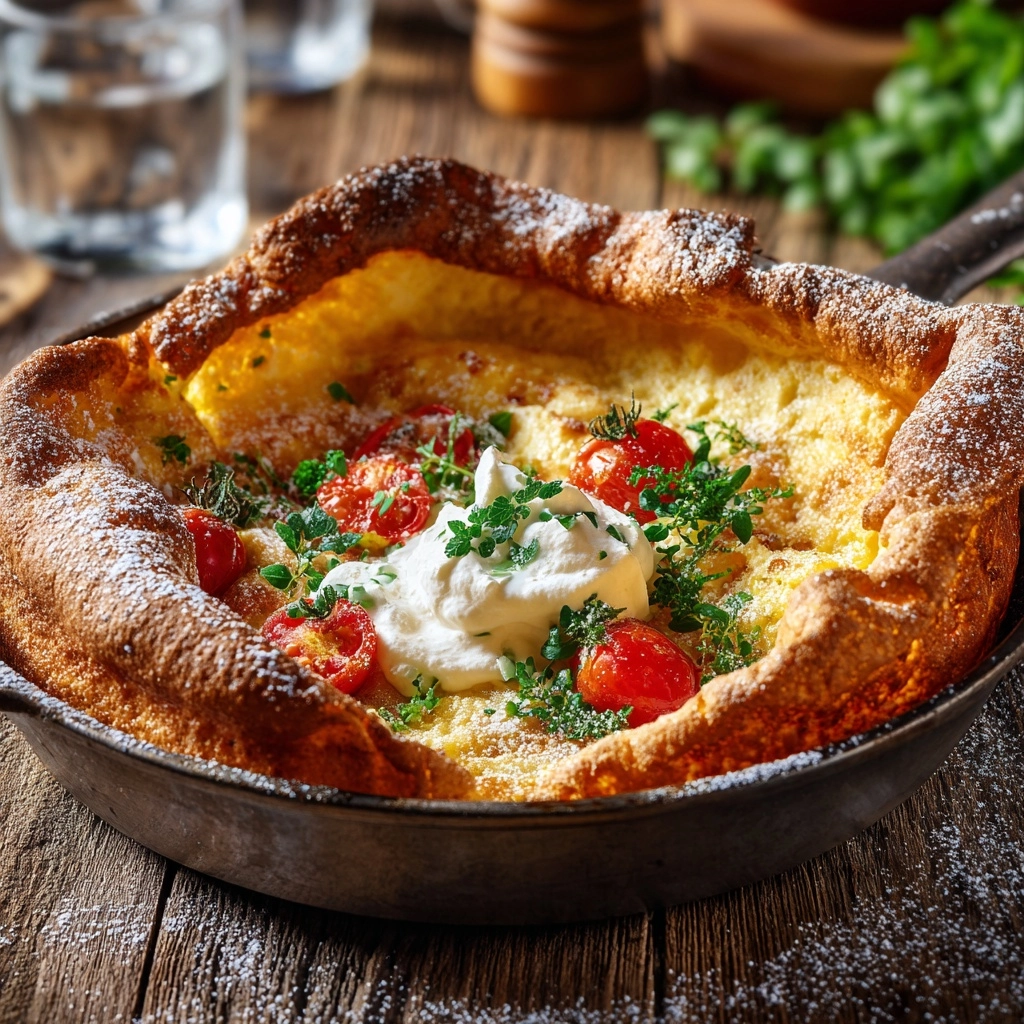 Baked German Pancake (Dutch Baby) Recipe - Recipe Image