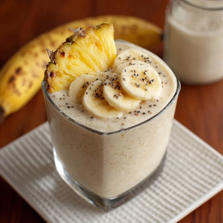 Pineapple and Banana Smoothie Recipe