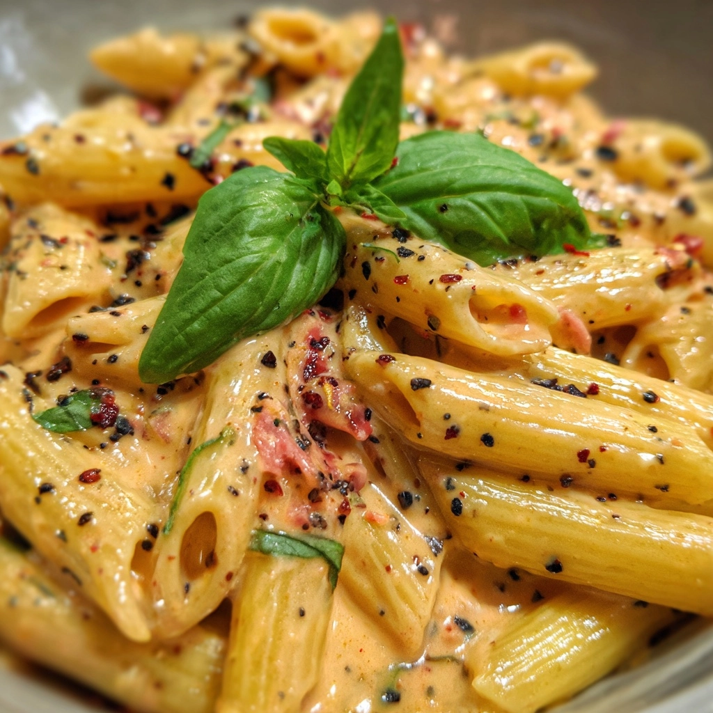 Pink Sauce Pasta Recipe - Recipe Image