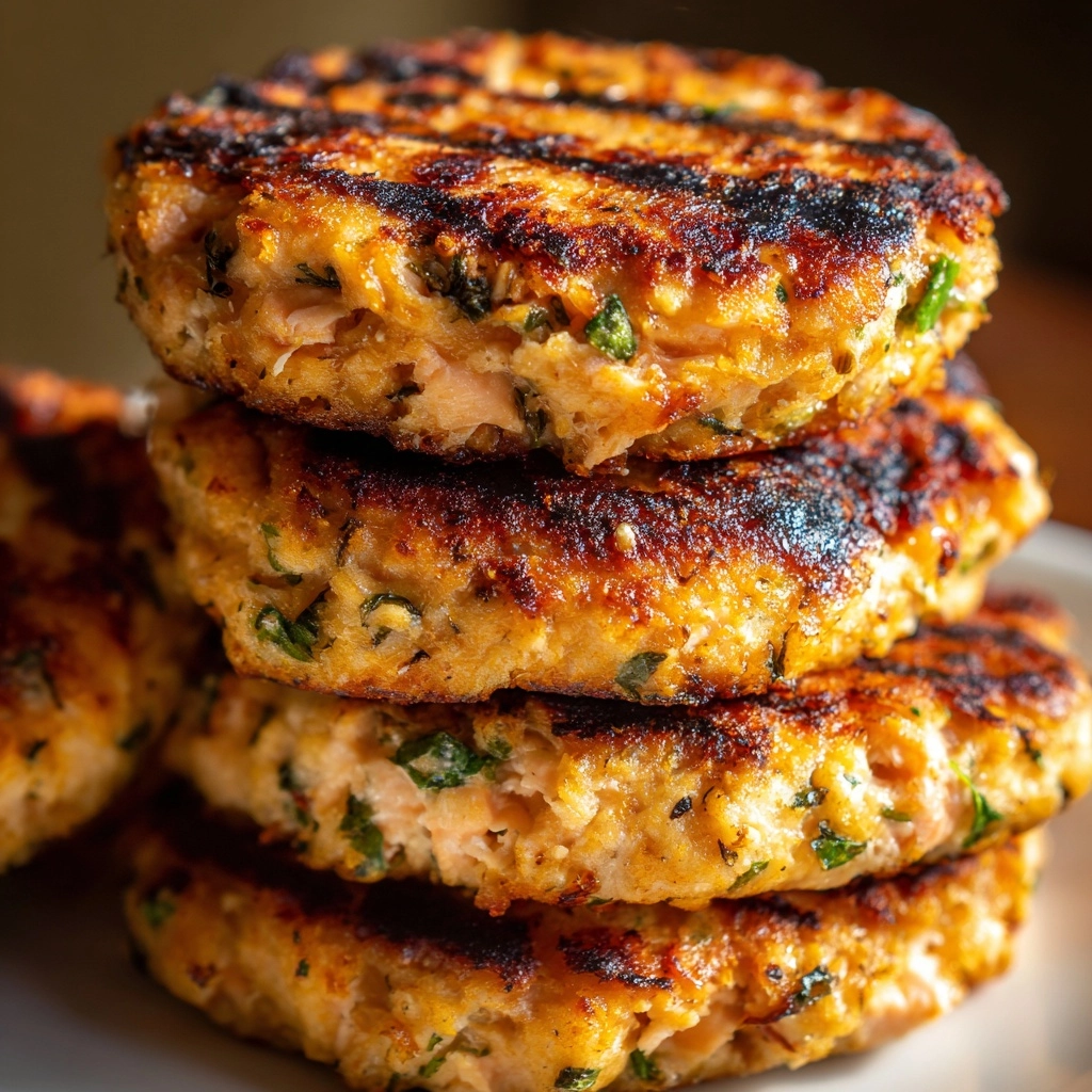 Mediterranean Salmon Patties Recipe - Recipe Image