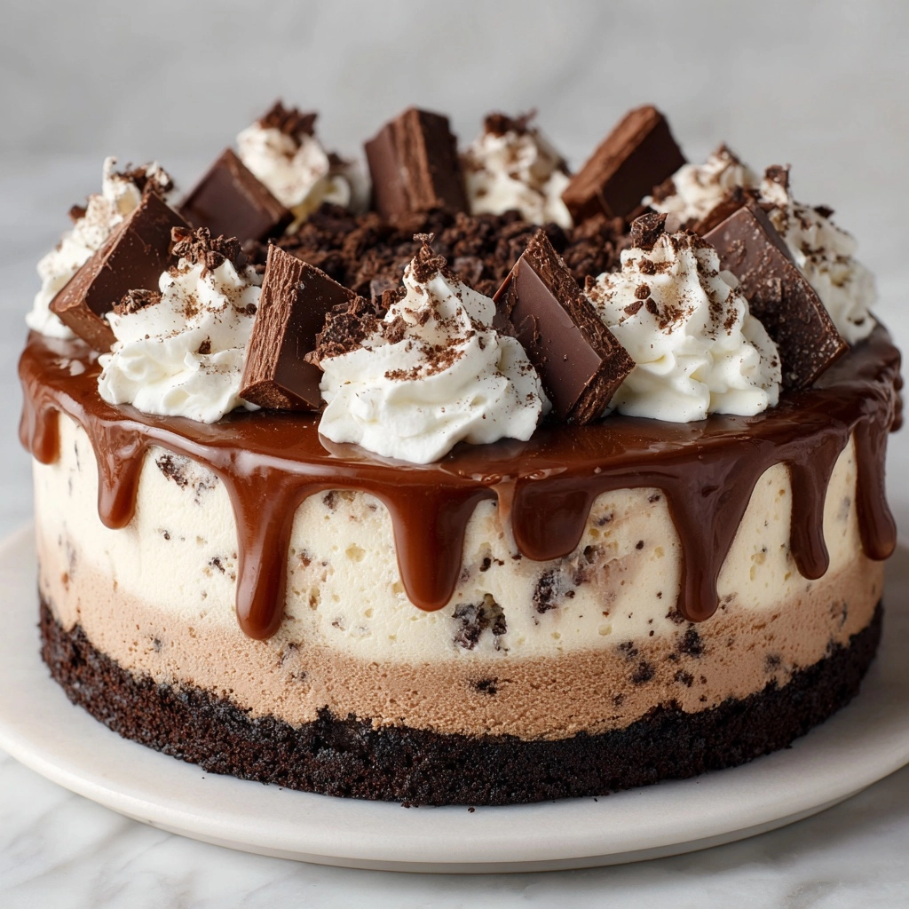 Coffee and Fudge Ice Cream Cake Recipe - Recipe Image