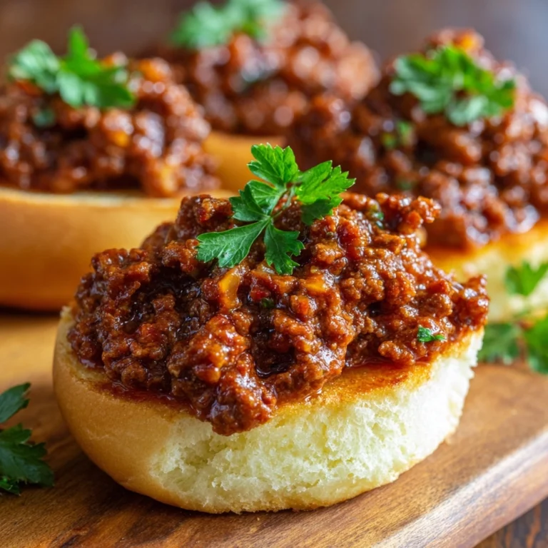 Italian Garlic Bread Sloppy Joes Recipe
