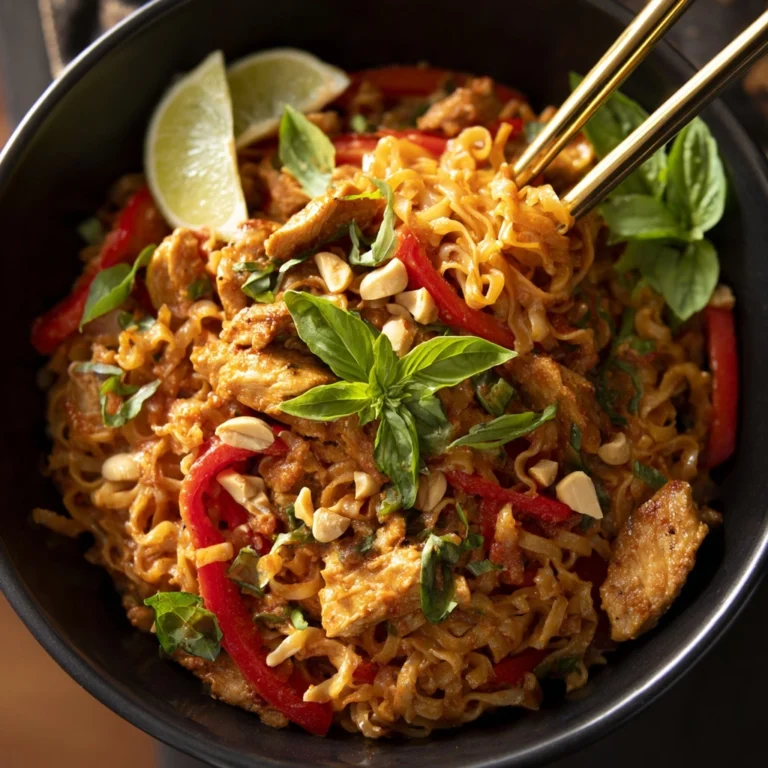Spicy Peanut Noodles Recipe