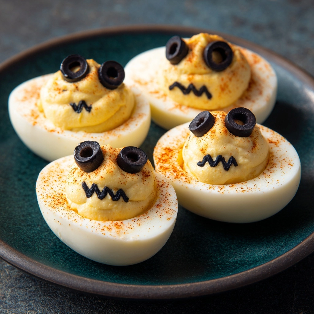 Halloween Deviled Eggs Recipe - Recipe Image