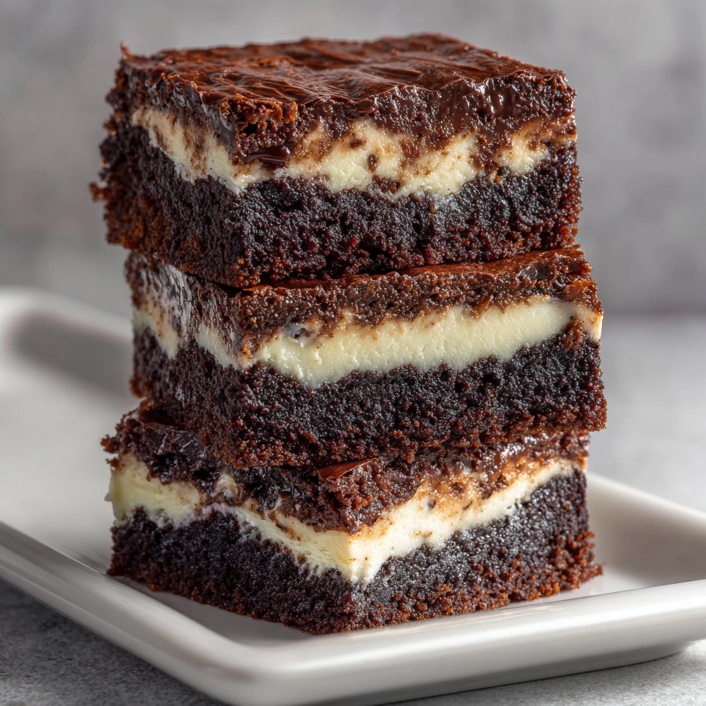 Caramel Cheesecake Nutella Brownies Recipe - Recipe Image