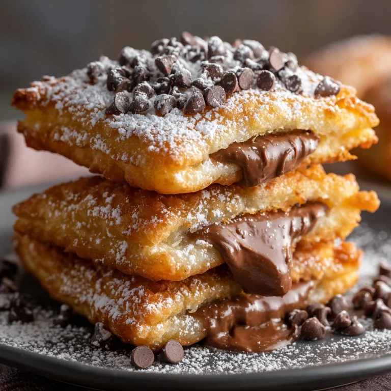Air Fryer Nutella Stuffed Beignets Recipe