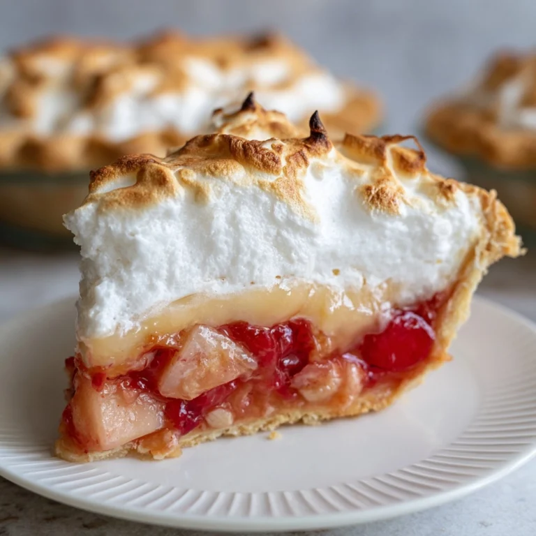 Rhubarb Meringue Pie Recipe