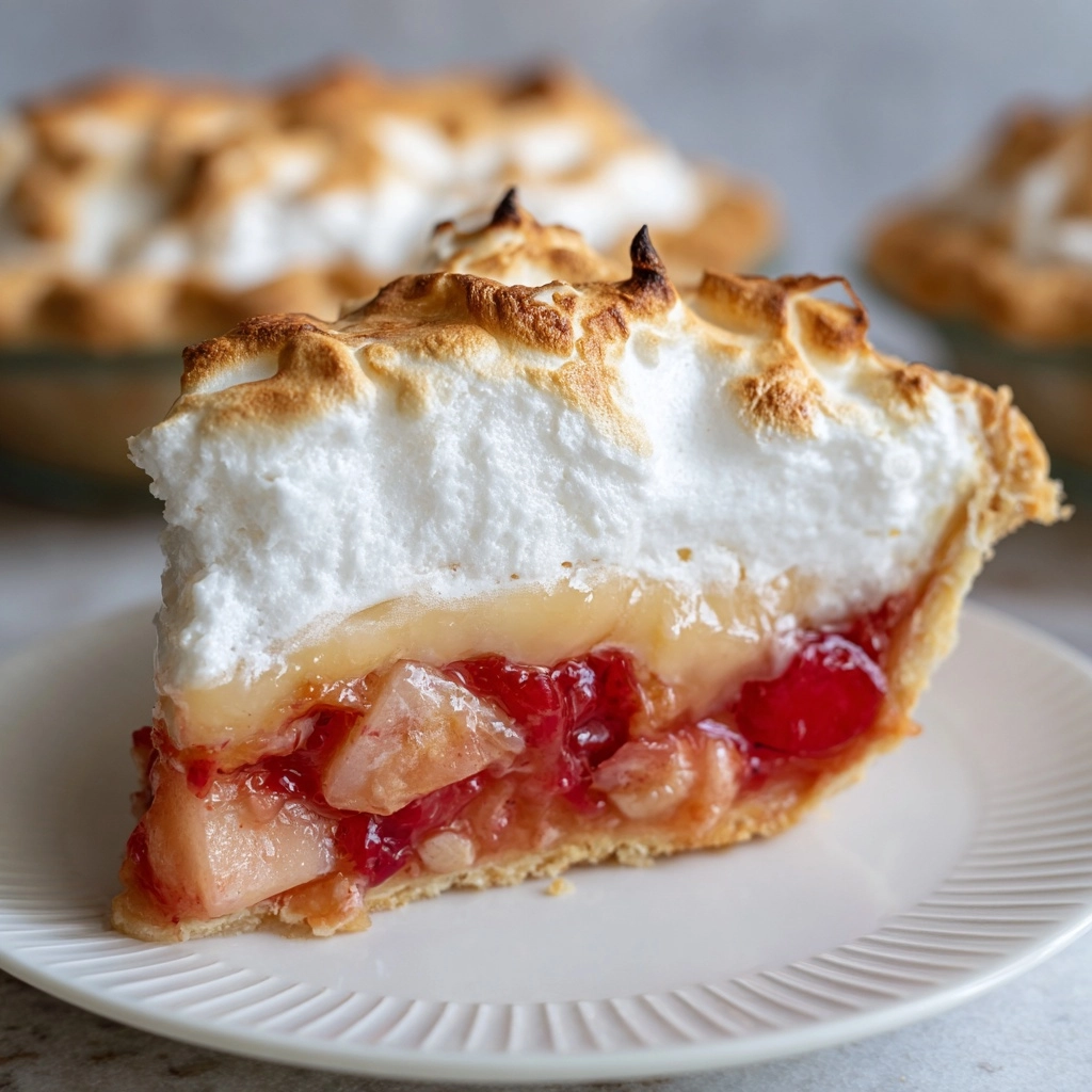 Rhubarb Meringue Pie Recipe - Recipe Image