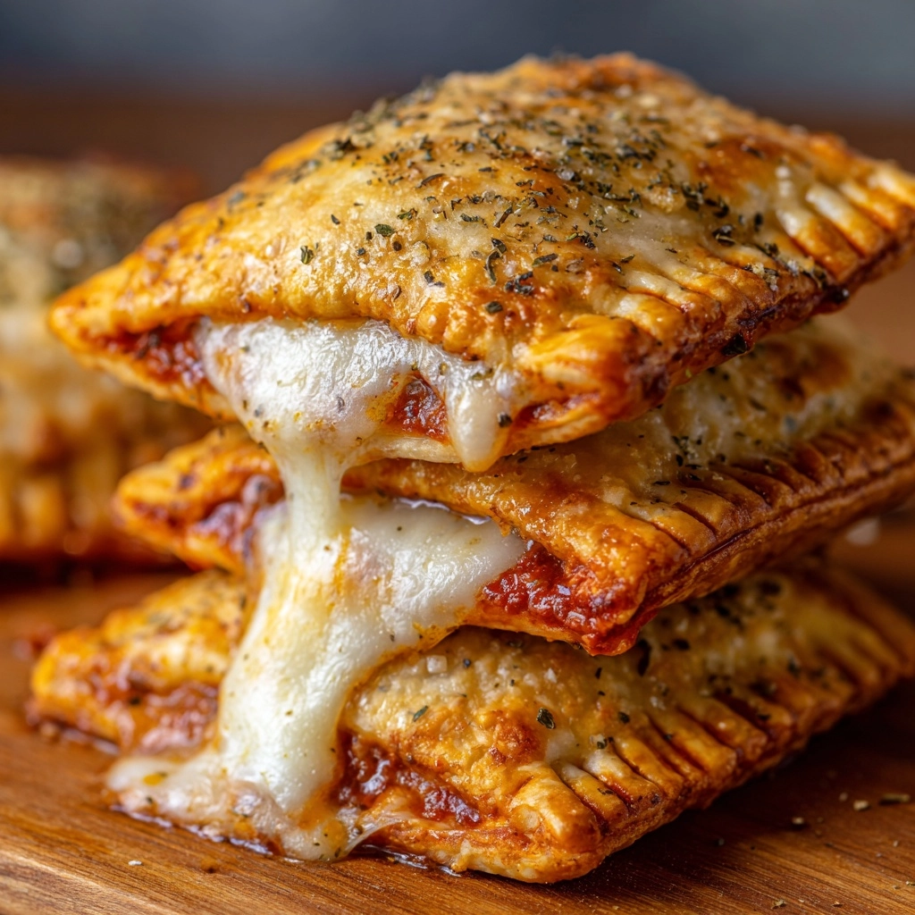Homemade Pizza Pockets Recipe - Recipe Image