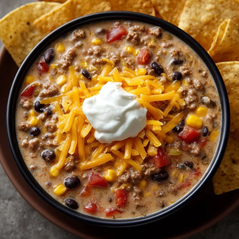Cheesy Taco Soup Recipe