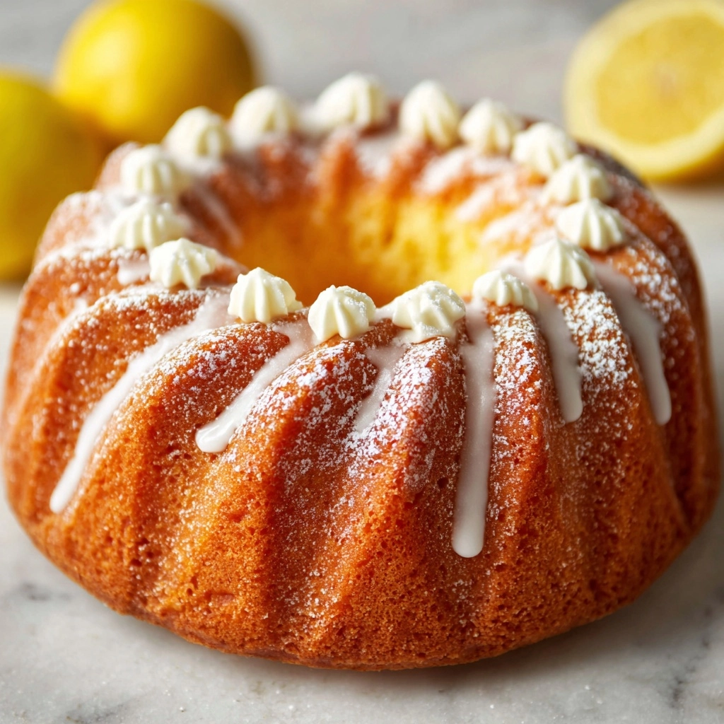 Italian Lemon Pound Cake Recipe - Recipe Image