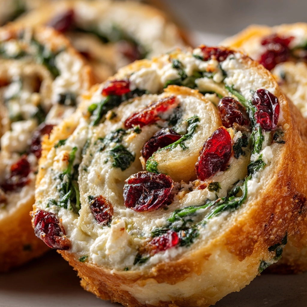 Turkey Cranberry Pinwheels Recipe - Recipe Image