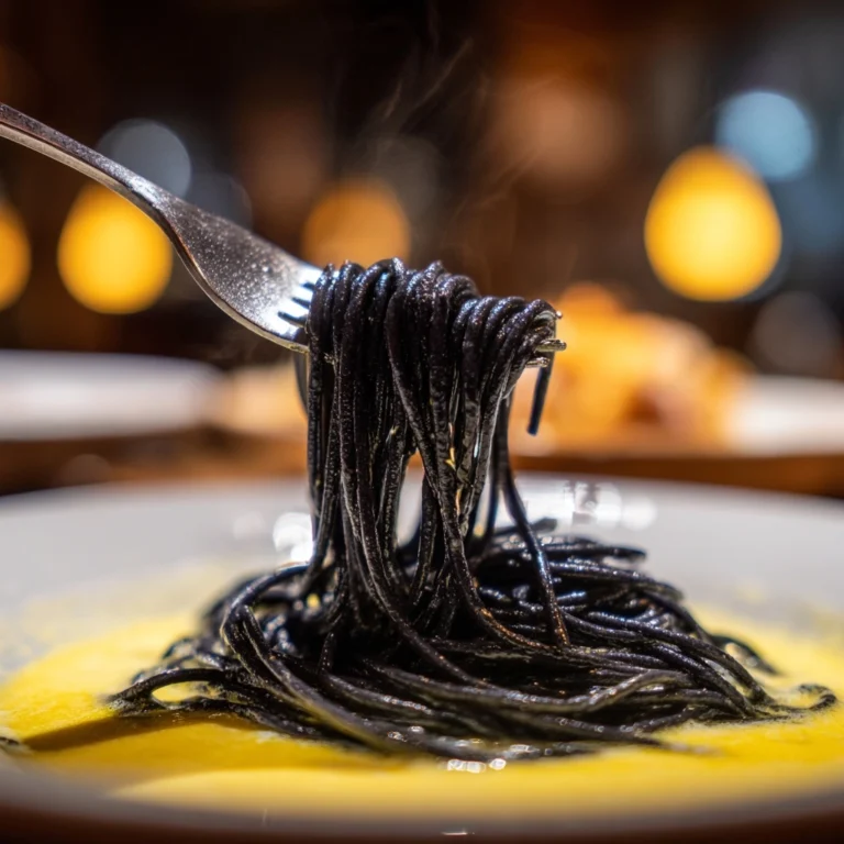 Witches Hair Pasta (Squid Ink Pasta) Recipe