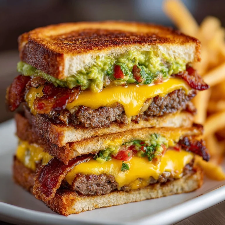 Beef Guacamole Grilled Cheese Sandwich Recipe