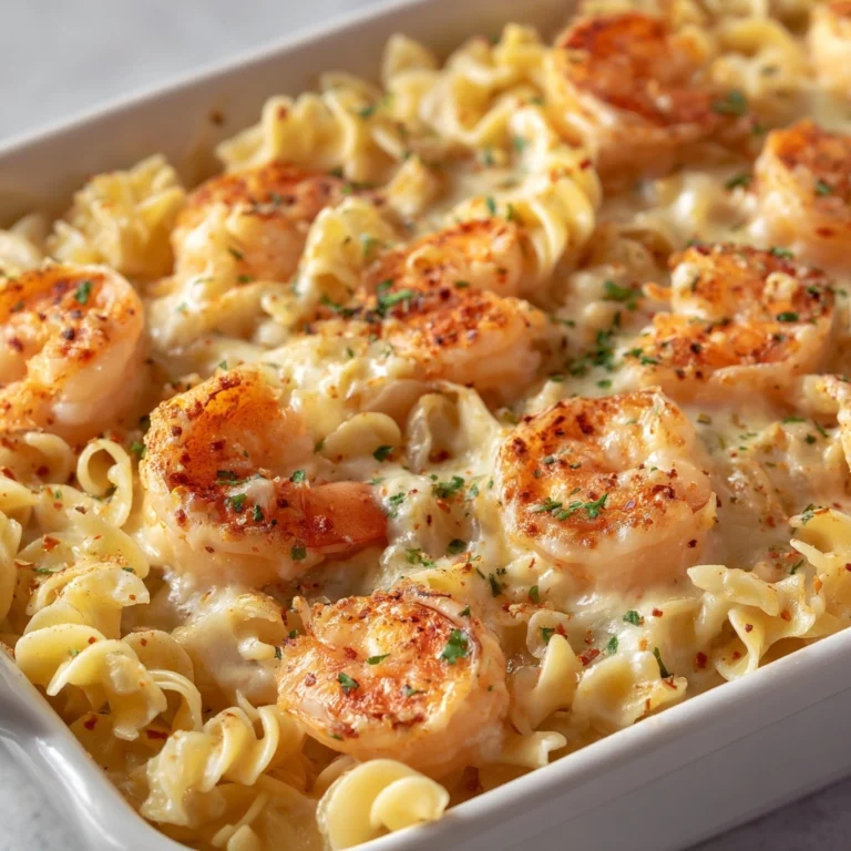 Shrimp Scampi Pasta Bake Recipe