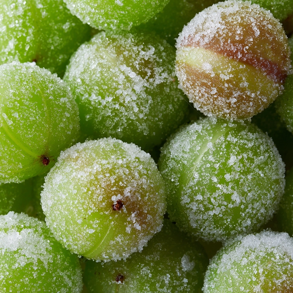 Healthy Sour Candy Frozen Grapes Recipe - Recipe Image