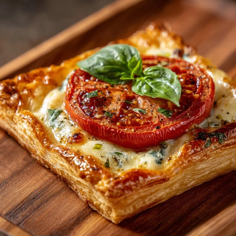 Caprese Puff Pastry Bundles Recipe