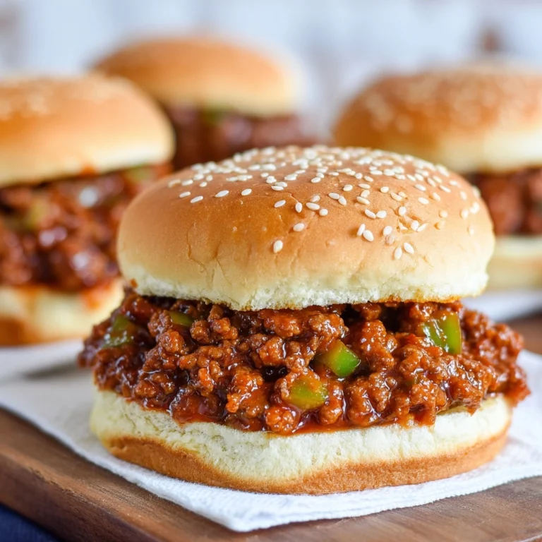 Best Homemade Sloppy Joes Recipe