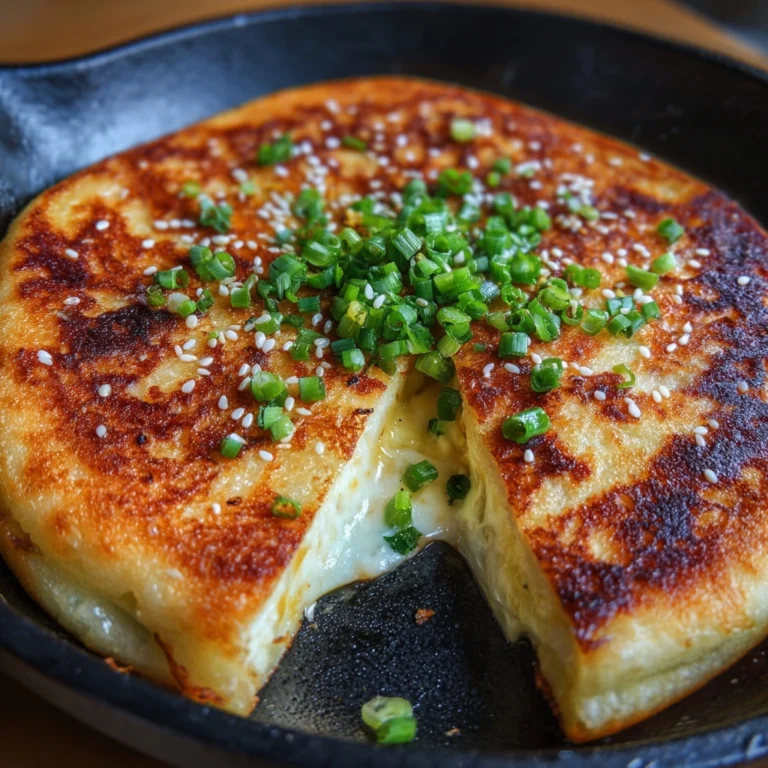 Korean Cheese Pancake Recipe