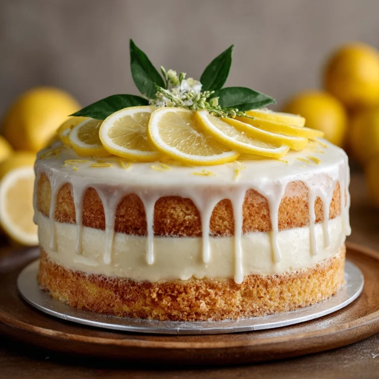 Limoncello Cake with Mascarpone Frosting Recipe
