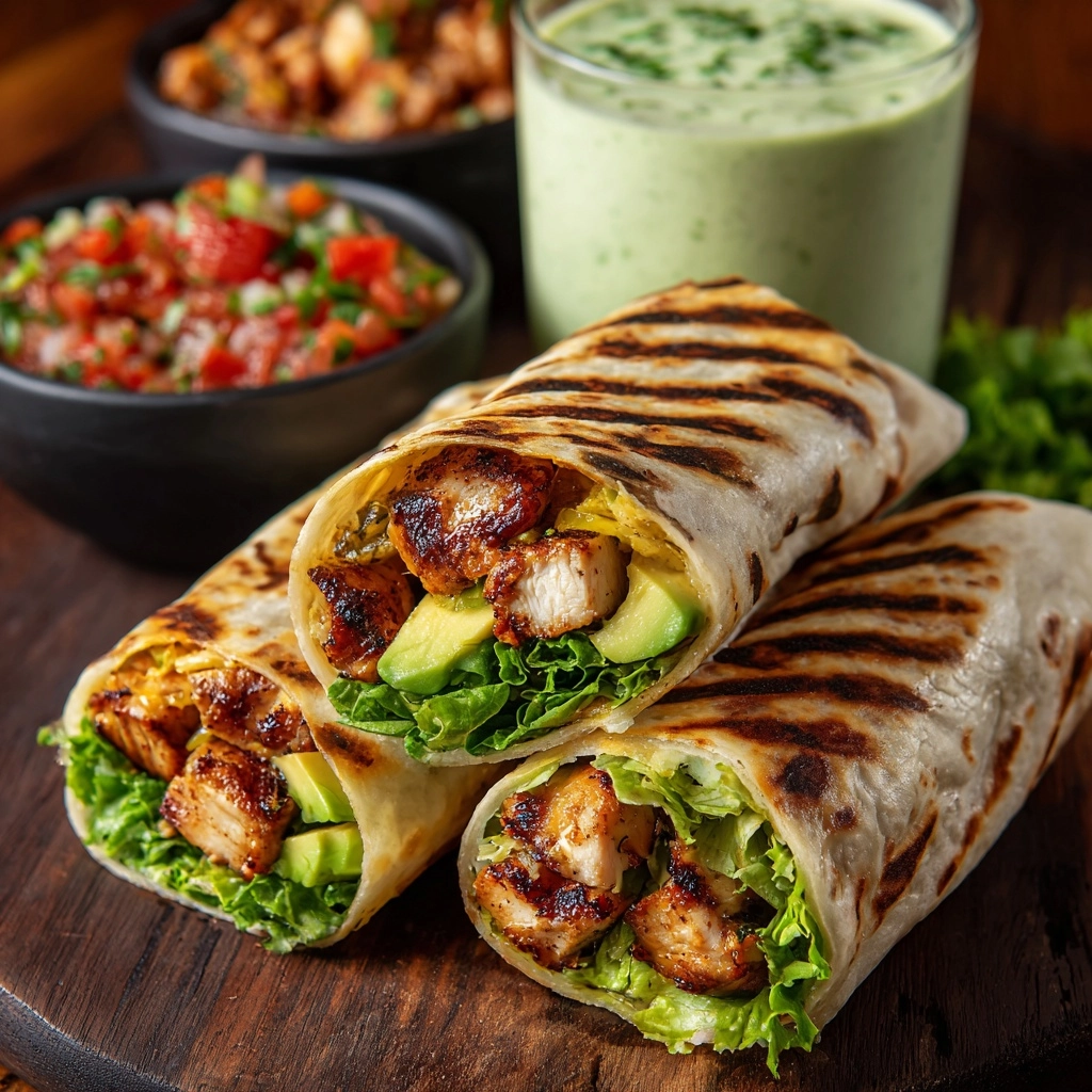 Avocado Chicken Wraps Recipe - Recipe Image