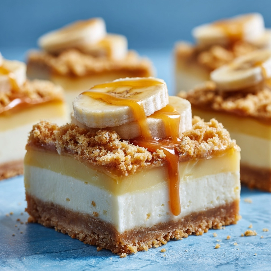 Banana Cream Cheese Bars Recipe - Recipe Image