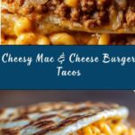 Melty Mac & Cheese Burger Tacos Recipe