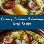 Creamy Cabbage & Sausage Soup Recipe