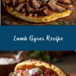 Lamb Gyros with Warm Pita and Toppings Recipe