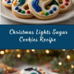 Christmas Lights Royal Icing Sugar Cookies Recipe