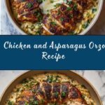 Creamy Parmesan Orzo with Chicken and Asparagus Recipe