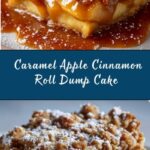 Caramel Apple Cinnamon Roll Dump Cake Recipe