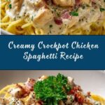 Creamy Crockpot Chicken Spaghetti Recipe