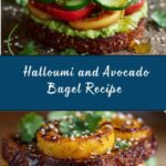 Halloumi, Honey, and Avocado Bagel Recipe